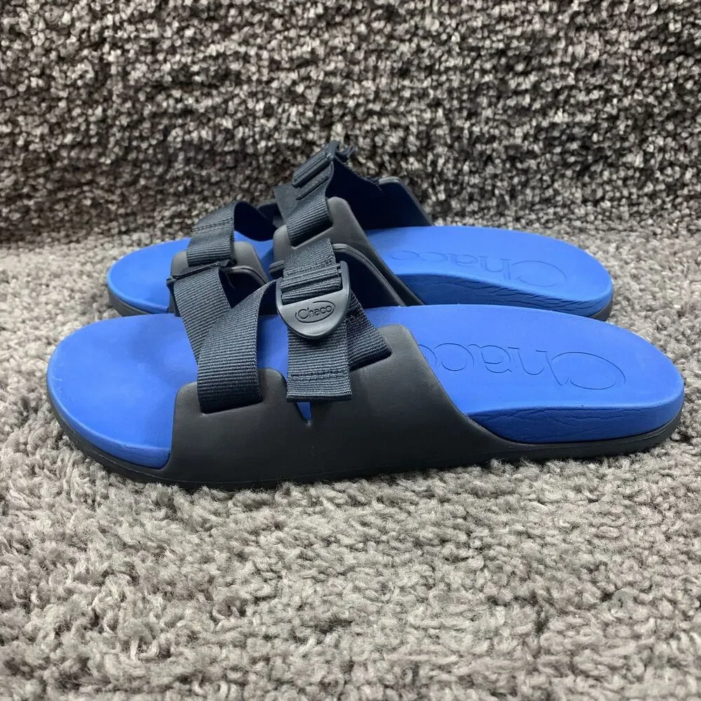 Chaco Chillos Slide Sports Sandals Active Blue JCH107099 Men’s Size 12